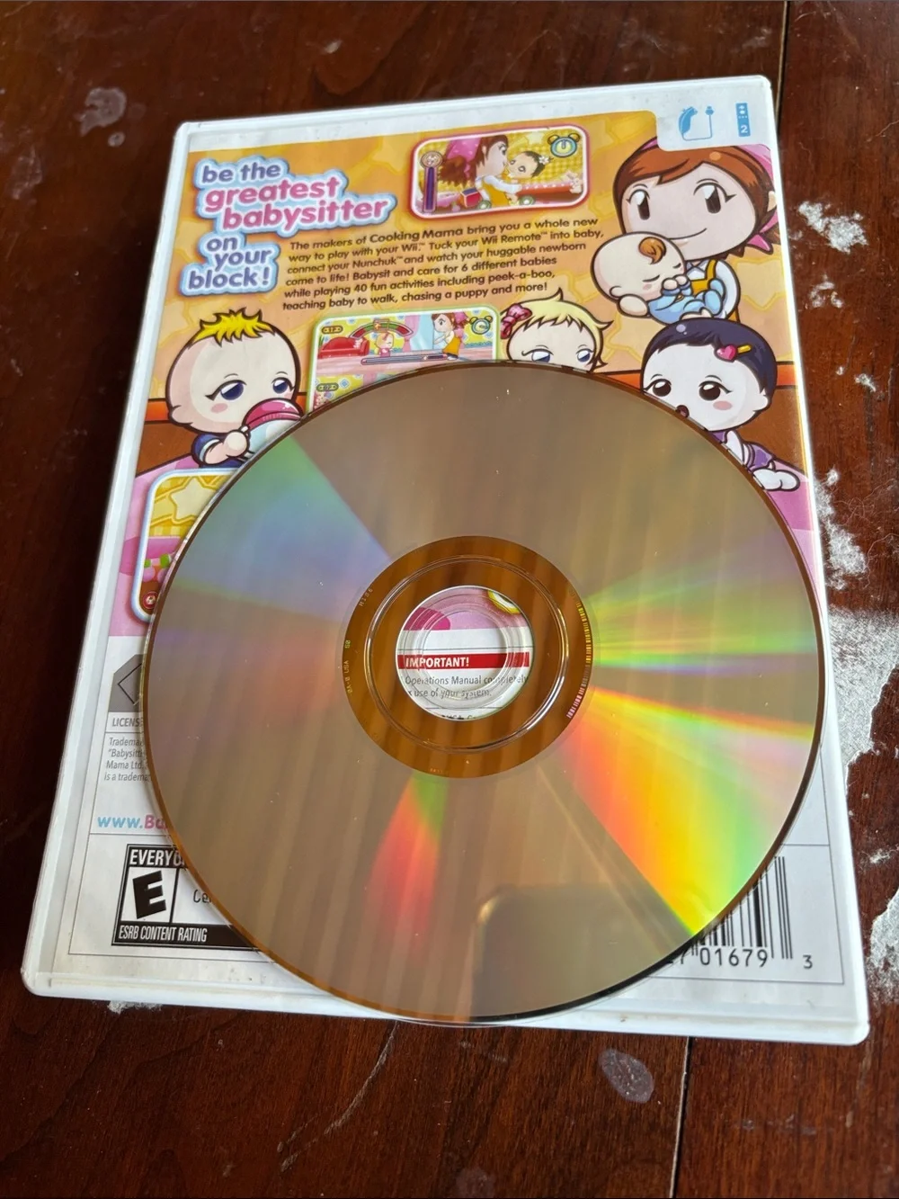 Babysitting Mama Video Game for Nintendo Wii
